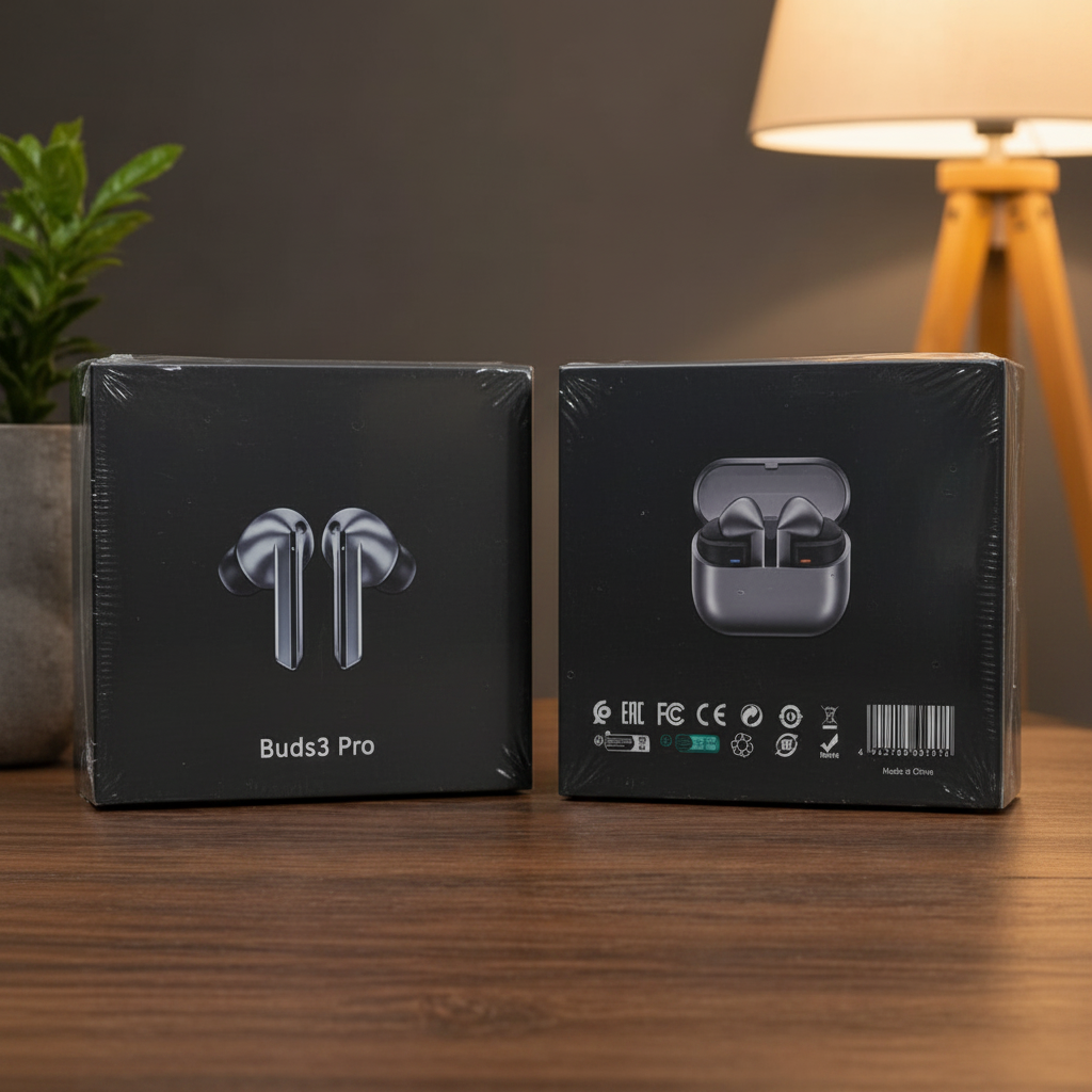 🎧 Buds3 Pro Wireless Earbuds – Premium Sound Quality 🔊 | Active Noise Cancellation 🚫🔉 | 30H Battery Life 🔋 | Bluetooth 5.3 📡 | IPX5 Waterproof 💧 | Metallic Silver Design ✨