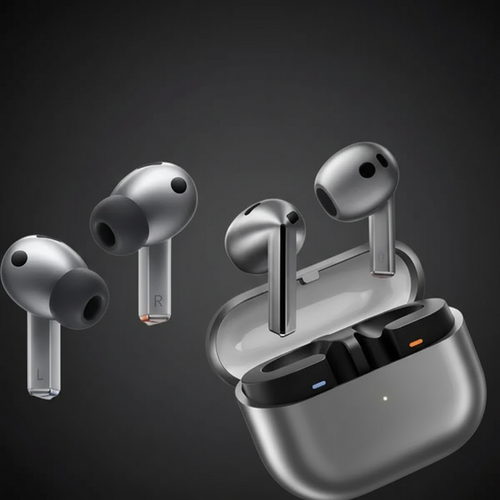 🎧 Buds3 Pro Wireless Earbuds – Premium Sound Quality 🔊 | Active Noise Cancellation 🚫🔉 | 30H Battery Life 🔋 | Bluetooth 5.3 📡 | IPX5 Waterproof 💧 | Metallic Silver Design ✨